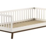 Kajuitbed Jaxx Sezane 90x200cm Clay/Walnut