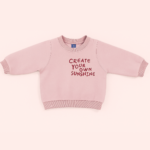 Mini Fashion™ -"Create your own Sunshine"- Sweater Blozende Bloei / 120 (5-6 jaar) | Educatief Speelgoed