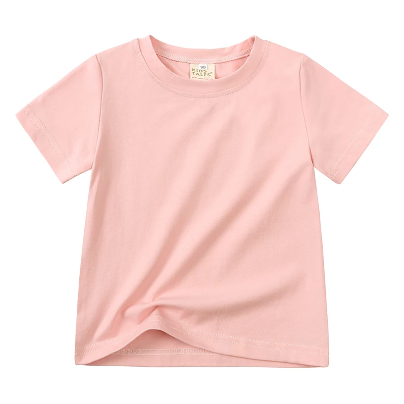 17_76573c59-b427-44eb-980a-d3374f552403 ComfyWear– Praktisch&Casual– Korte Mouwen T-Shirt Roze / 150 (8–9 jaar) | Educatief Speelgoed - Afbeelding 1
