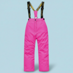 GlacierFit– Ademend&Beschermend Waterdicht– Ski-pak met Fleecevoering Donkerroze broek / 110 (5–6 jaar) | Educatief Speelgoed