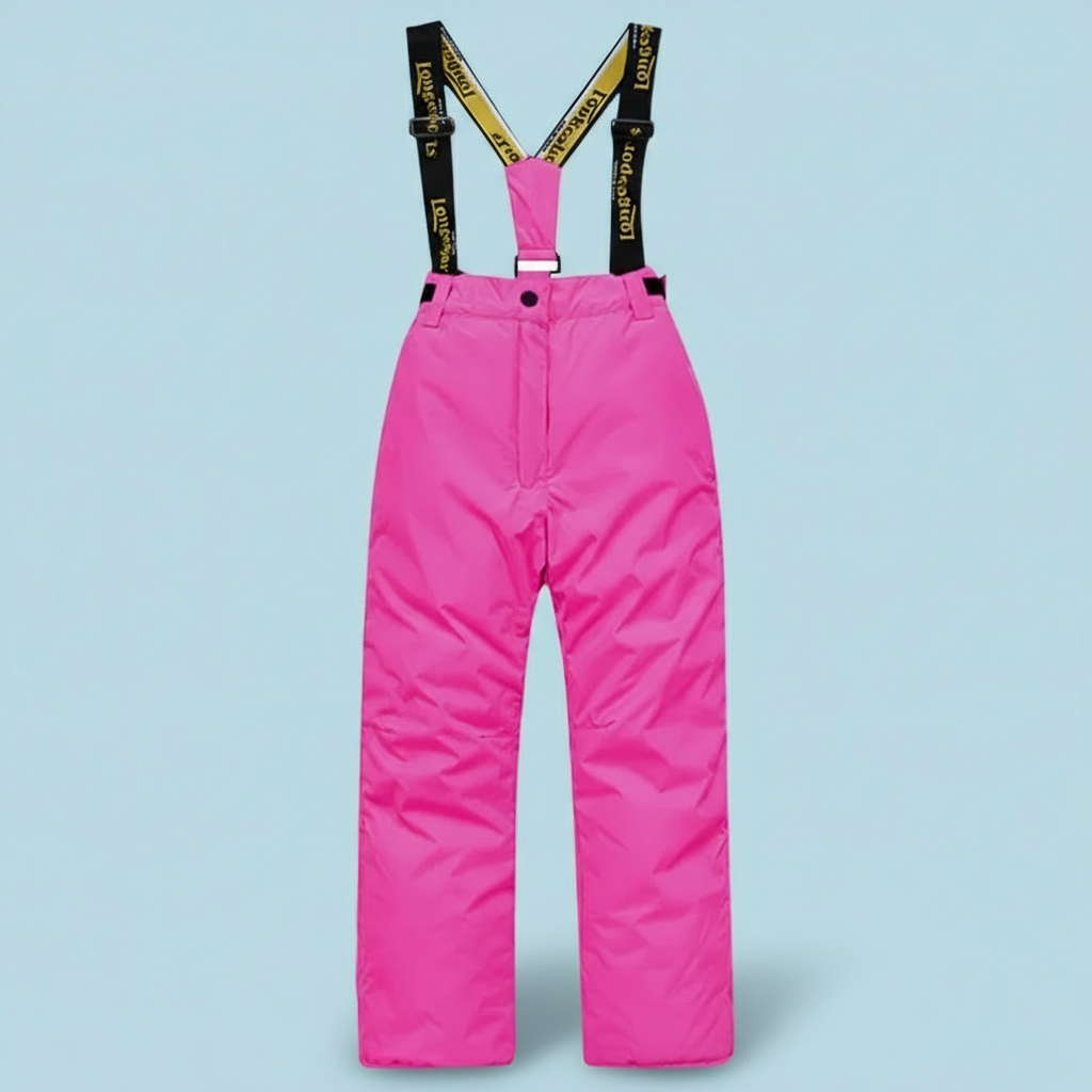 17_814fc495-35a3-4135-84be-505d400b2518 GlacierFit– Ademend&Beschermend Waterdicht– Ski-pak met Fleecevoering Donkerroze broek / 120 (7–8 jaar) | Educatief Speelgoed - Afbeelding 1