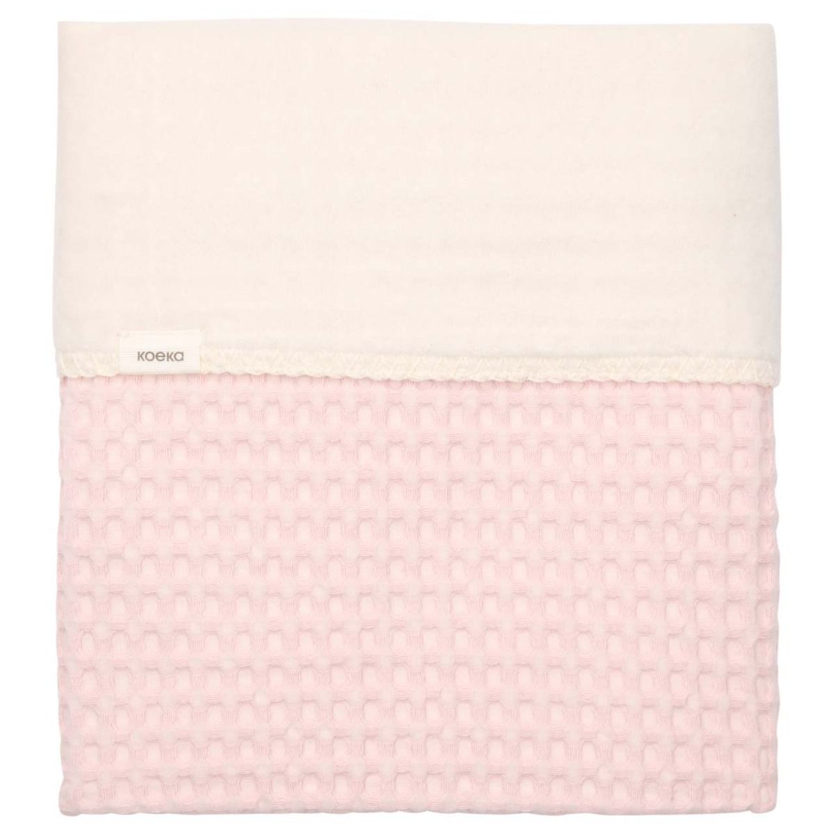 Deken Ledikant Koeka Wafel Cotton Fleece Cotton Candy - Afbeelding 1