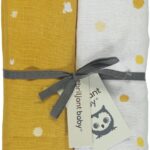 Multidoek Briljant Baby Hydrofiel 120x120 Sunny Oker 2st