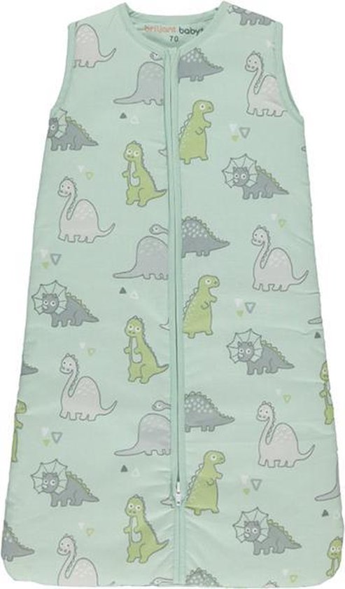 Slaapzak Winter Briljant Baby Dino Green 70cm Slaapzak Winter Briljant Baby Dino Green 70cm - Afbeelding 1