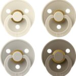 Fopspeen BIBS Colour Ivory/Sand/Vanilla/Dark-Oak 0-6 mnd 4 st