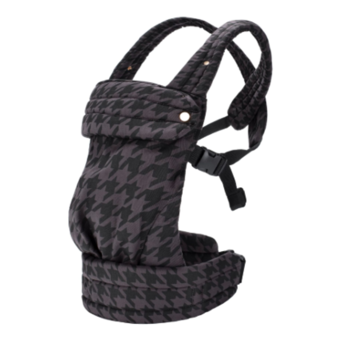 1_390eef35-fde7-4fa6-932e-22426da9ee09 Snug Sling™ – Zacht&Dichtbij– Baby&Peuter draagzak Bruin - Pied-de-poule | Educatief Speelgoed - Afbeelding 1