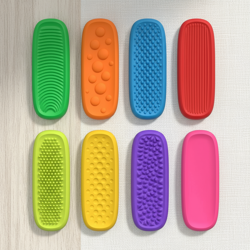 1_3939093a-f61c-4f9f-aa01-af06f2bc7ed5 FidgiLine– Kalmerend&Flexibel– Sensorische Relax Strip 8 stuks | Educatief Speelgoed - Afbeelding 1