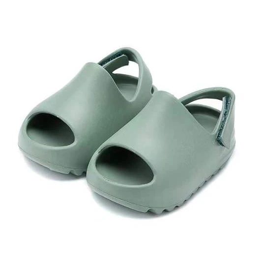 1_4a233bd0-cc1b-436f-933f-bac19580f5f4 SunnySteps– Comfort&Vrijheid– Kinder Sandaal Slippers Groen / 20–22 (12–18 maanden) | Educatief Speelgoed - Afbeelding 1