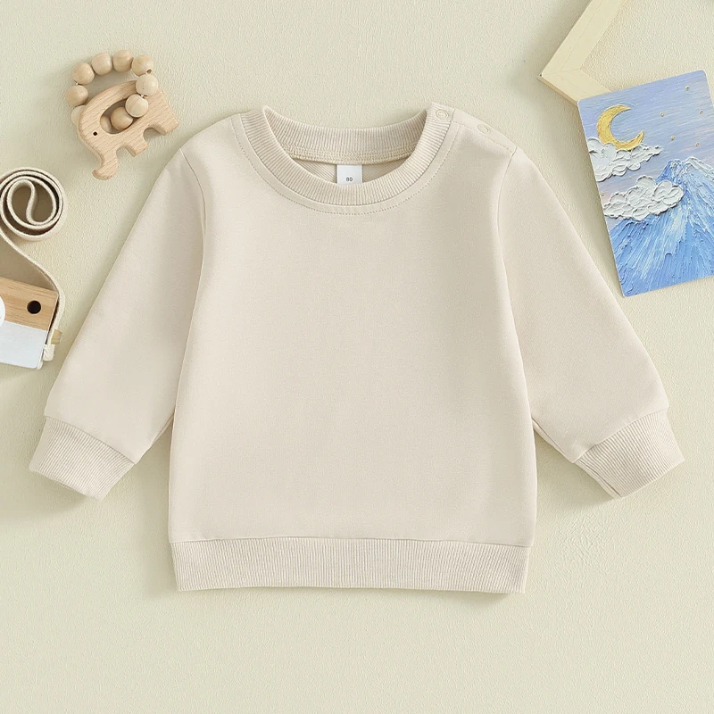 1_4e0ba050-c404-44aa-9b05-f73a2cc53956 TinyTrend– Stoer&Comfortabel– Pullover voor Jongens&Meisjes Beige / 110 (18–24 maanden) | Educatief Speelgoed - Afbeelding 1
