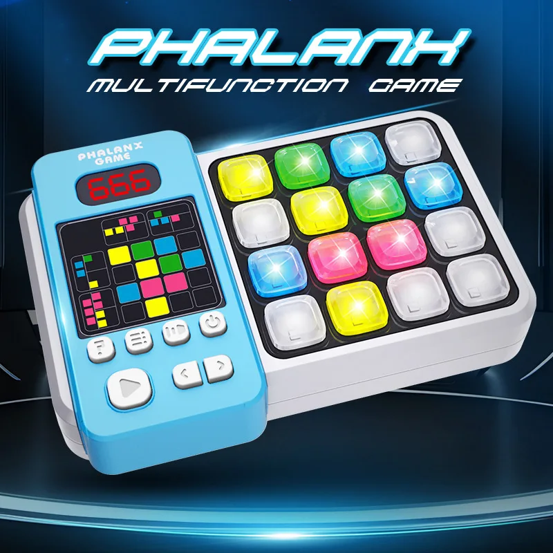 1_55f29010-d6c5-4fe4-afb3-bb5a43d6c6e7 TapRush– Spannend&Ritmisch– Stressverlichtende spelconsole Blauw | Educatief Speelgoed - Afbeelding 1