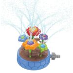 Aqua Bloom - Draai&Spat - Waterspeelgoed Bloemen Sproeier Blauw | Educatief Speelgoed