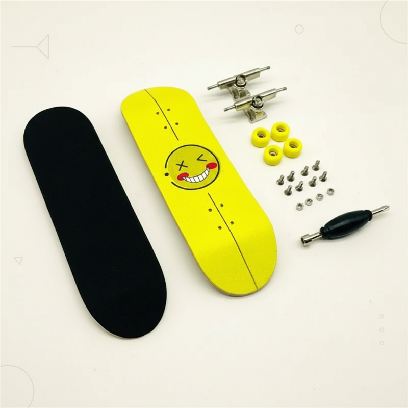 1_6ac7da07-7d3d-4324-8812-8086cf1fe6dc MiniDeck– Stoer&Flexibel– Vinger skateboard Smiley | Educatief Speelgoed - Afbeelding 1