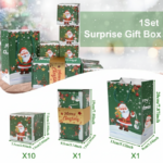 MerryPop– Magisch&Verrassend– Kerst Geldcadeau Box Groen | Educatief Speelgoed