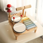 TinyBeats– Speels&Muzikaal– Houten Drumstel | Educatief Speelgoed