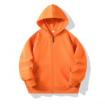 CoolKids– Stoer&Warm– Hoodie met rits Oranje / 110 (4-5 jaar) | Educatief Speelgoed