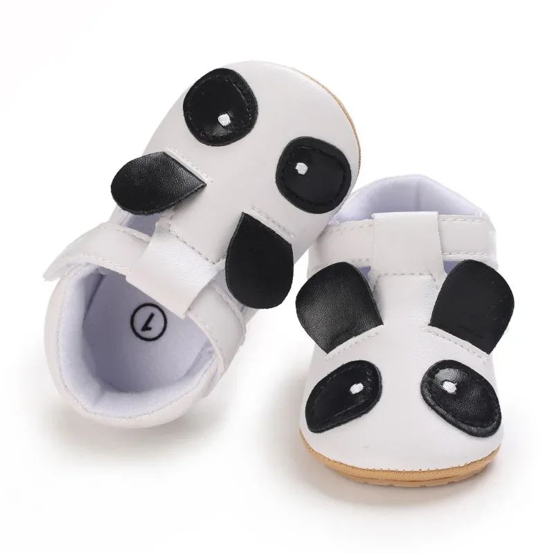 1_e87447e5-6976-4923-ba00-ffe0d8c44a33 Mini Fashion - Zachte Eerste Stapjes - Dieren Kinder Schoentjes Panda Paws Steps / 12cm (6–12 maanden) | Educatief Speelgoed - Afbeelding 1
