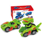 Transformer Car™ - Automatische Transformerende Robot Groen | Educatief Speelgoed
