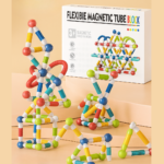 Magnetic Sticks - Eindeloos Bouwen - Flexibele Magnetische Sticks 64 stuks | Educatief Speelgoed