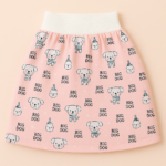 Baby Training Pants™ - Zindelijkheidstraining met een twist - Oefenbroek Rokje / Roze hondjes / L (3-6 jaar) | Educatief Speelgoed