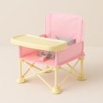 Toddler Camping Chair™ - Comfortabel kamperen voor kinderen - Kampeerstoel Limoenroze Blosje | Educatief Speelgoed