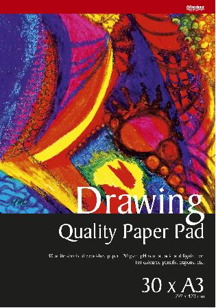 Panduro blok tekenpapier - 30 vellen dik papier - A3 Panduro blok tekenpapier - 30 vellen dik papier - A3 - Afbeelding 1