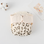 ComfyCotton– Waterdicht&Veilig– Biokatoenen Oefenbroekjes Koffie Luipaard / L (10-14.5kg) - 9-15 maanden | Educatief Speelgoed