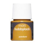 Hobbylak mat - 45 ml - oker