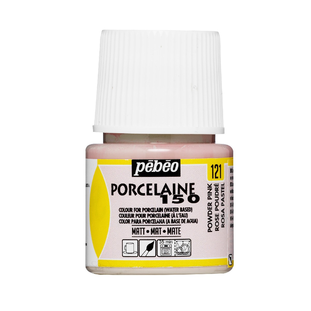 Porseleinverf - 45 ml - mat - lichtroze Porseleinverf - 45 ml - mat - lichtroze - Afbeelding 1