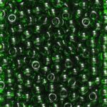 Rocailles - 6/0 - groen transparant