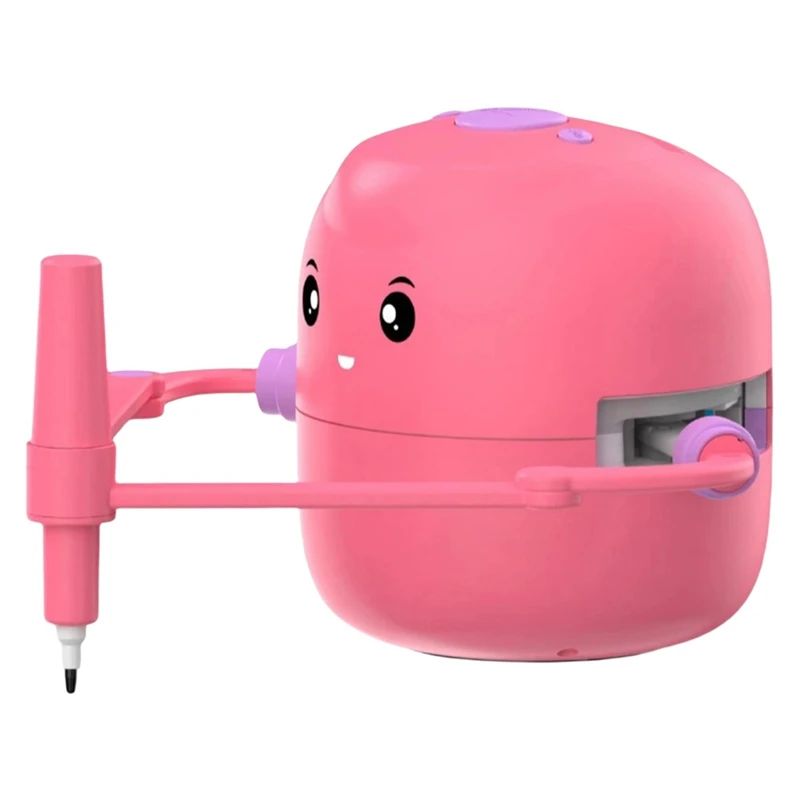 2_1_d16f6213-652d-4e94-b4cf-a623d88ea5cc Sketch Pal™ – Interactief&Leuk– Tekenrobot Speelgoed Roze | Educatief Speelgoed - Afbeelding 1