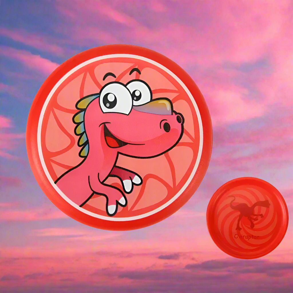 2_3576207b-6fcd-4563-9e10-4ac76e6f7303 SkyDisk– Interactief&Leuk– Dino Frisbee Rood Charaptor | Educatief Speelgoed - Afbeelding 1