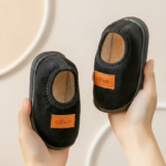 Cituo– Warm&Zacht– Winter Slofjes Zwart / 200 (7–8 jaar) | Educatief Speelgoed