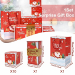 MerryPop– Magisch&Verrassend– Kerst Geldcadeau Box Rood | Educatief Speelgoed