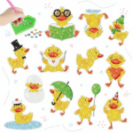 GemArt– Schattig&Glanzend– Diamant Painting Stickers Eend | Educatief Speelgoed
