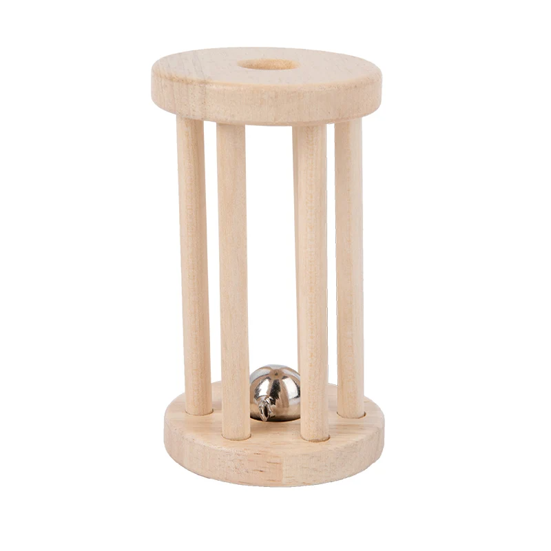 2_744575f8-411e-4c63-8643-0d26a72ed054 Music Rattle™ – Vrolijke Rolkooi – Houten Rammel Speelgoed Zilveren Bal (lang) | Educatief Speelgoed - Afbeelding 1