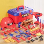Kids Toolbox– Stoer&Leerzaam– Gereedschap Speelgoed 48-delige set | Educatief Speelgoed
