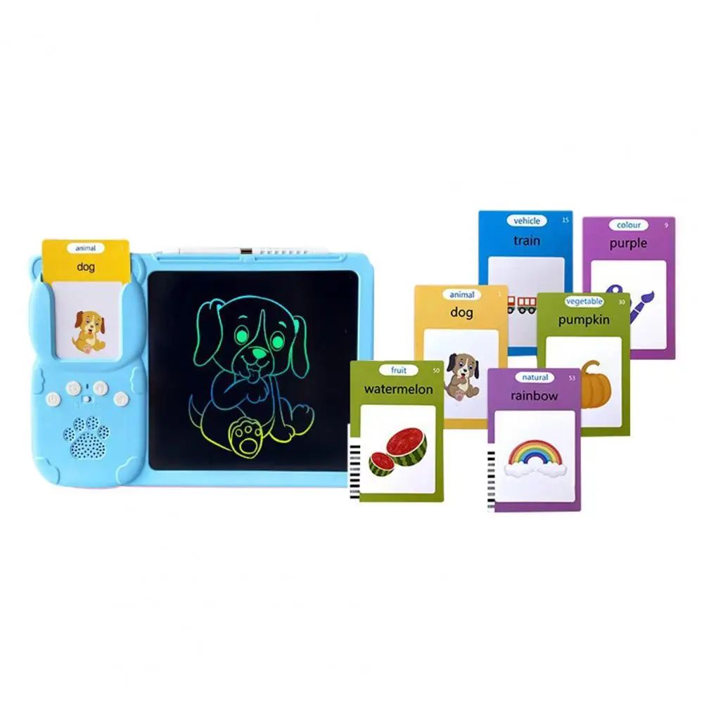 2_98fbc7ad-086f-4d6f-b993-bb5547f00849 Clever Play Tablet - Woordjes leren - Kindertablet Blauw | Educatief Speelgoed - Afbeelding 1