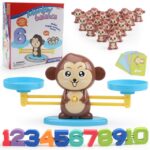 Woods™ | Leren rekenen - Montessori reken weegschaal Monkey Balance | Educatief Speelgoed