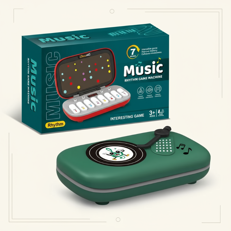 2_c580fe5e-f8c6-435d-a6ac-b42368c04f74 RhythmPlay– Interactief&Educatief– Muziek&Licht Piano Groen | Educatief Speelgoed - Afbeelding 1