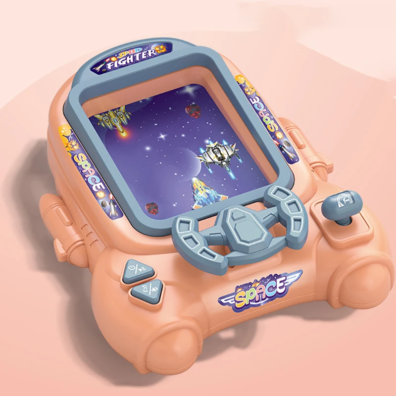 2_c6235e17-35a0-4376-902f-cbcb7ede1aa1 StarDrive– Stoer&Educatief– Arcadekast Ruimtespel Roze | Educatief Speelgoed - Afbeelding 1