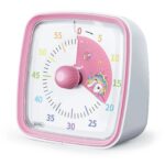 Visual Timer– Kleurig&Kalm– Kinder Timer Roze Oren | Educatief Speelgoed