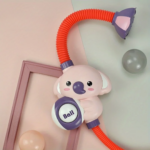 Elephant Shower Set™ – Spetterpret in Bad – Bad Douchekop Roze | Educatief Speelgoed