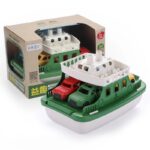 Mini Ferry™ - Spetter&Speelpret - Waterspeelgoed Boot Ferry + 4 auto's | Educatief Speelgoed