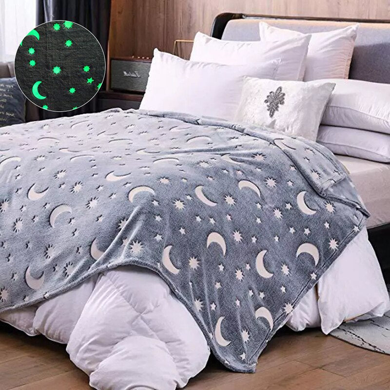 2_ed02cfa8-174f-40f0-be74-4c355dd5289a Glow In The Dark Blanket™ - Sprankelende dromen - Glow in the dark deken 150x200 cm | Educatief Speelgoed - Afbeelding 1