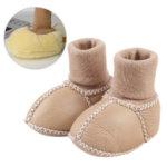 Mini Fashion™ | Warm&Knus - Baby slofjes Beige / 15 (0-6 maanden) | Educatief Speelgoed