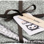 Washandjes Briljant Baby Hydrofiel Minimal Stonegreen 3st