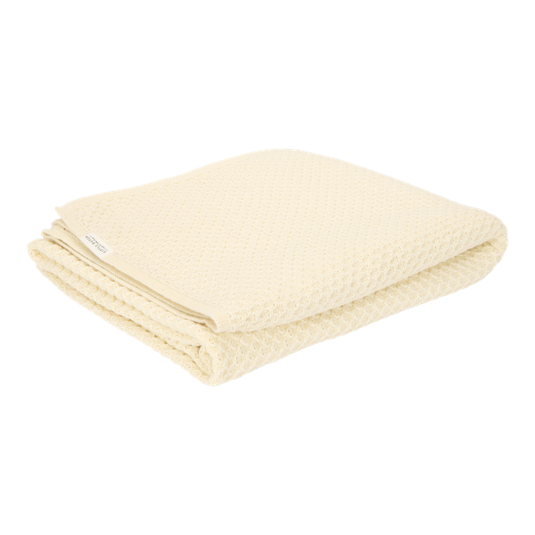 Deken Ledikant Little Dutch Pure Soft White Gebreid Deken Ledikant Little Dutch Pure Soft White Gebreid - Afbeelding 1
