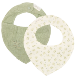 Slabber Bandana Little Dutch Blueberry Leaves&Sage 2St