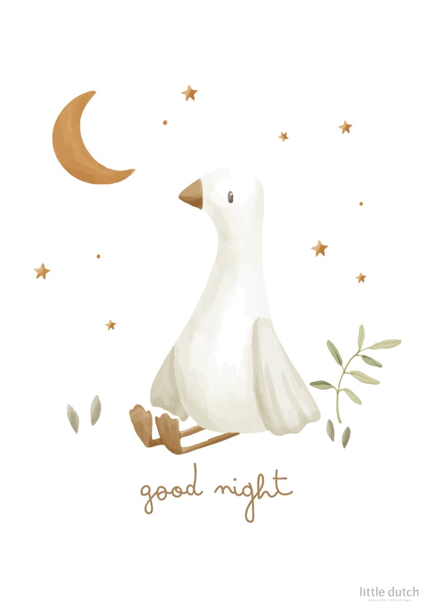 Poster A3 Little Dutch Little Goose Poster A3 Little Dutch Little Goose - Afbeelding 1