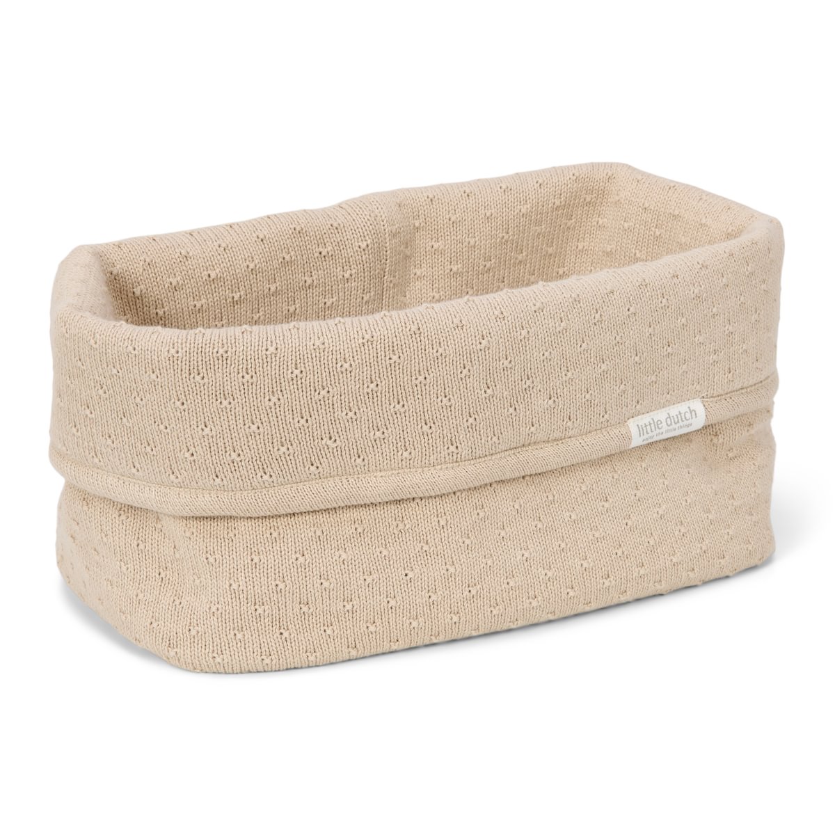 Mand Little Dutch Groot Soft Pure Beige Mand Little Dutch Groot Soft Pure Beige - Afbeelding 1